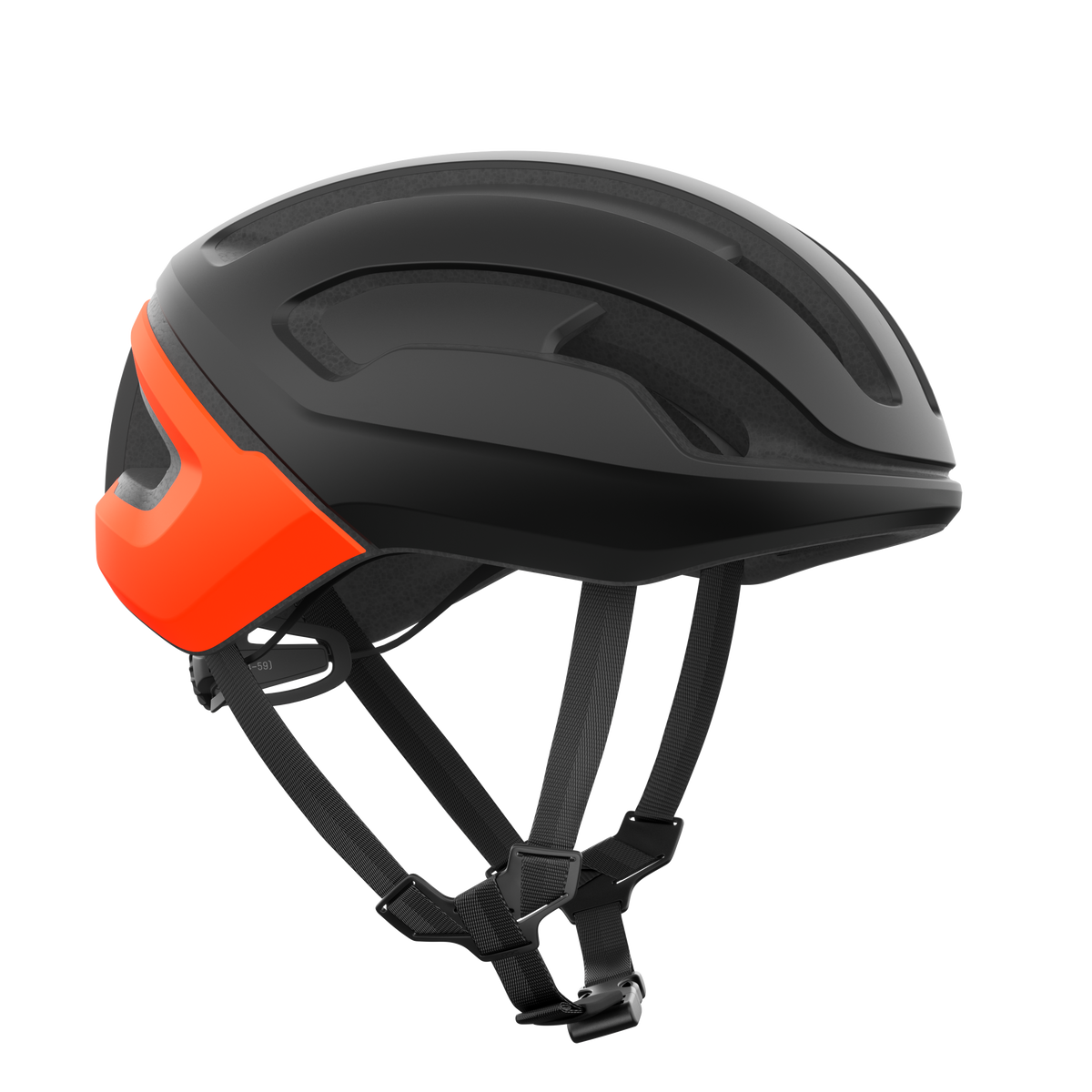 Casque Route POC OMNE AIR MIPS Noir Matt/Orange Fluo