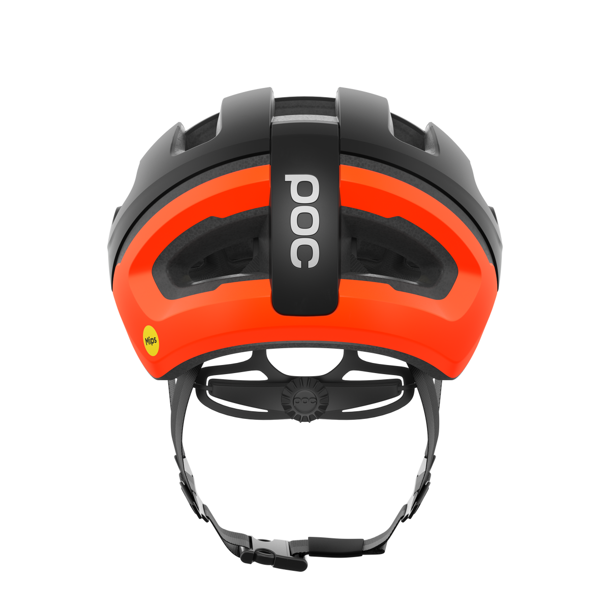 Casque Route POC OMNE AIR MIPS Noir Matt/Orange Fluo