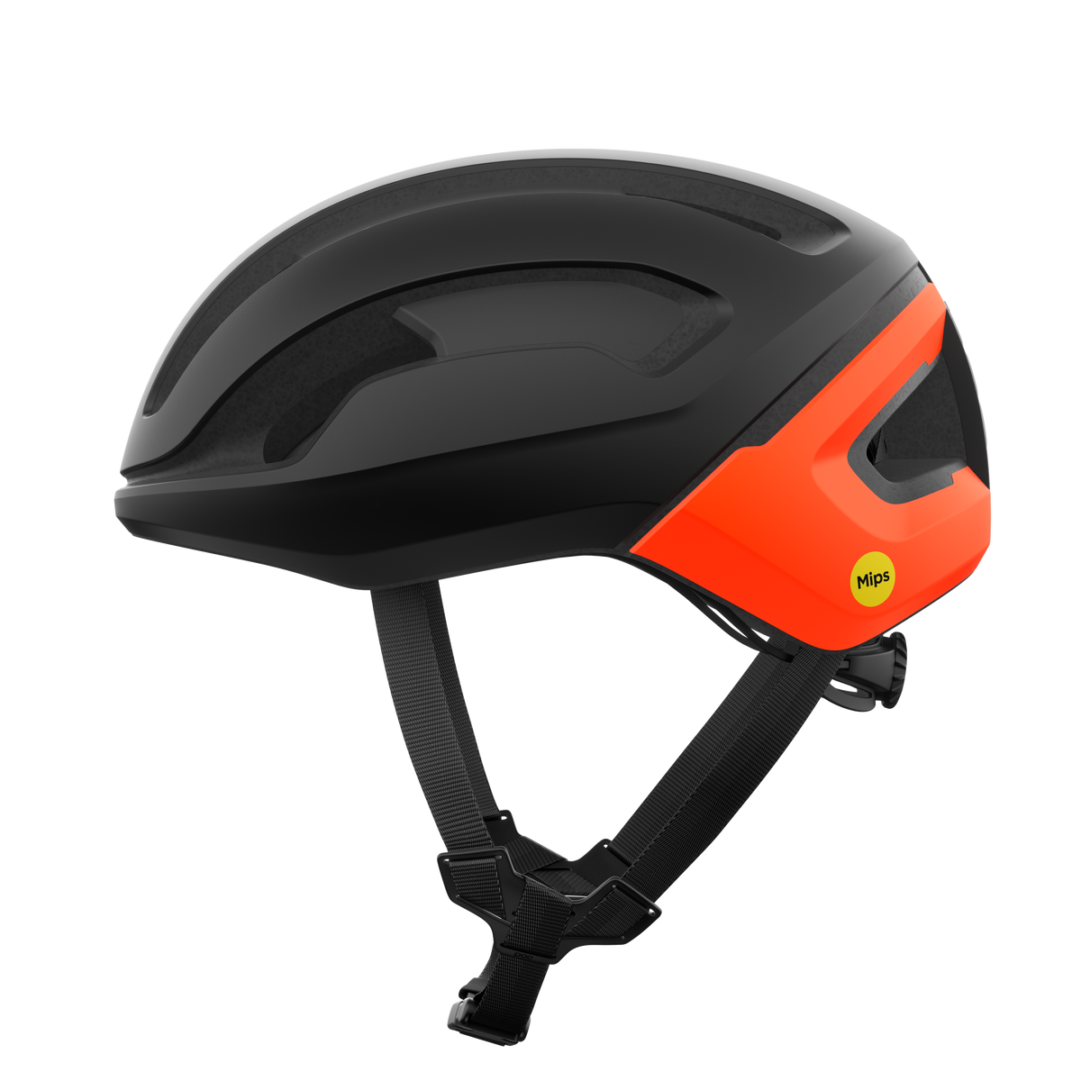 Casque Route POC OMNE AIR MIPS Noir Matt/Orange Fluo