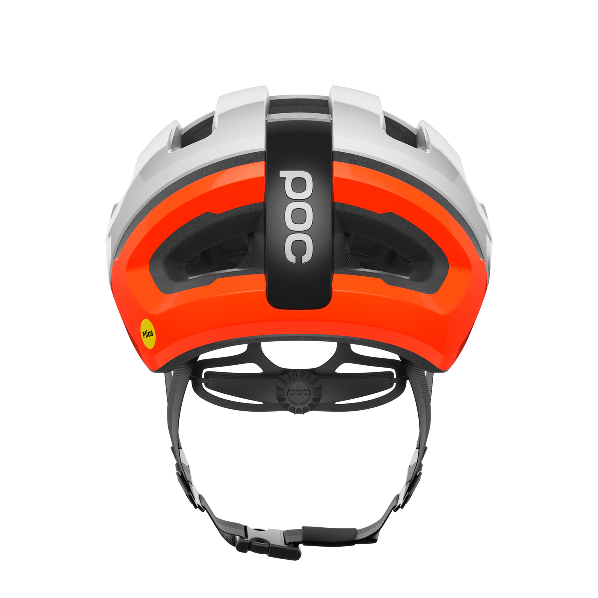 Casque Route POC OMNE AIR MIPS Blanc/Orange Fluo