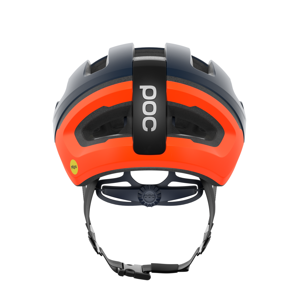 Casque Route POC OMNE AIR MIPS Marine/Orange Matt