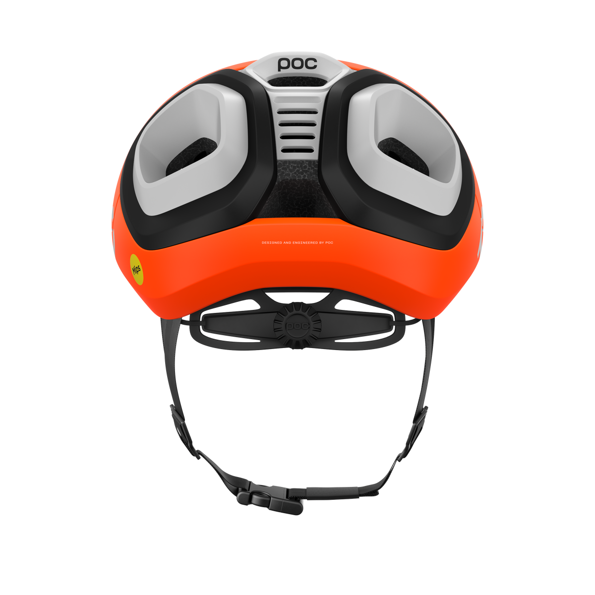 Casque Route POC AMIDAL Orange Matt/Noir Matt/Blanc Matt