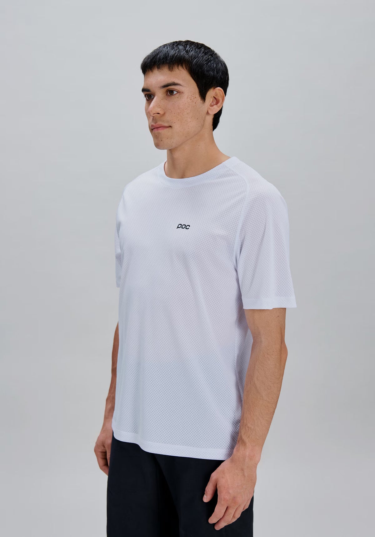 Maillot POC MOTION AIR Manches Courtes Blanc