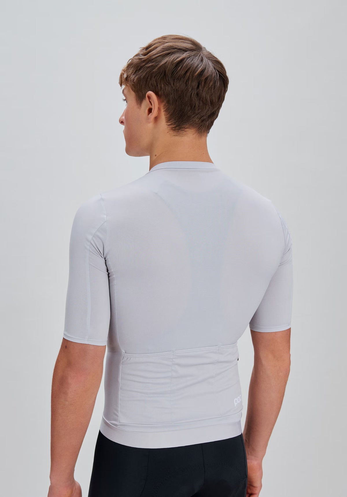 Maillot POC CADENCE Manches Courtes Gris
