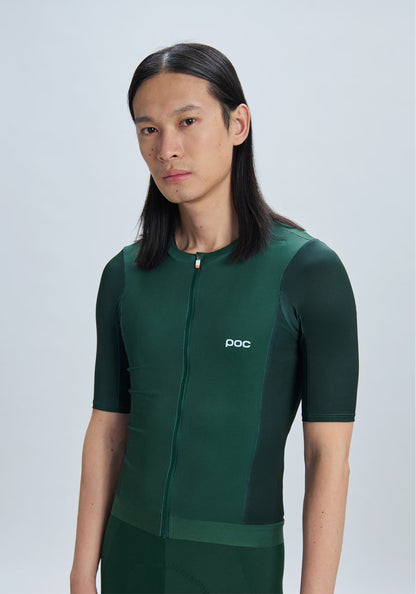 Maillot POC CADENCE Manches Courtes Vert
