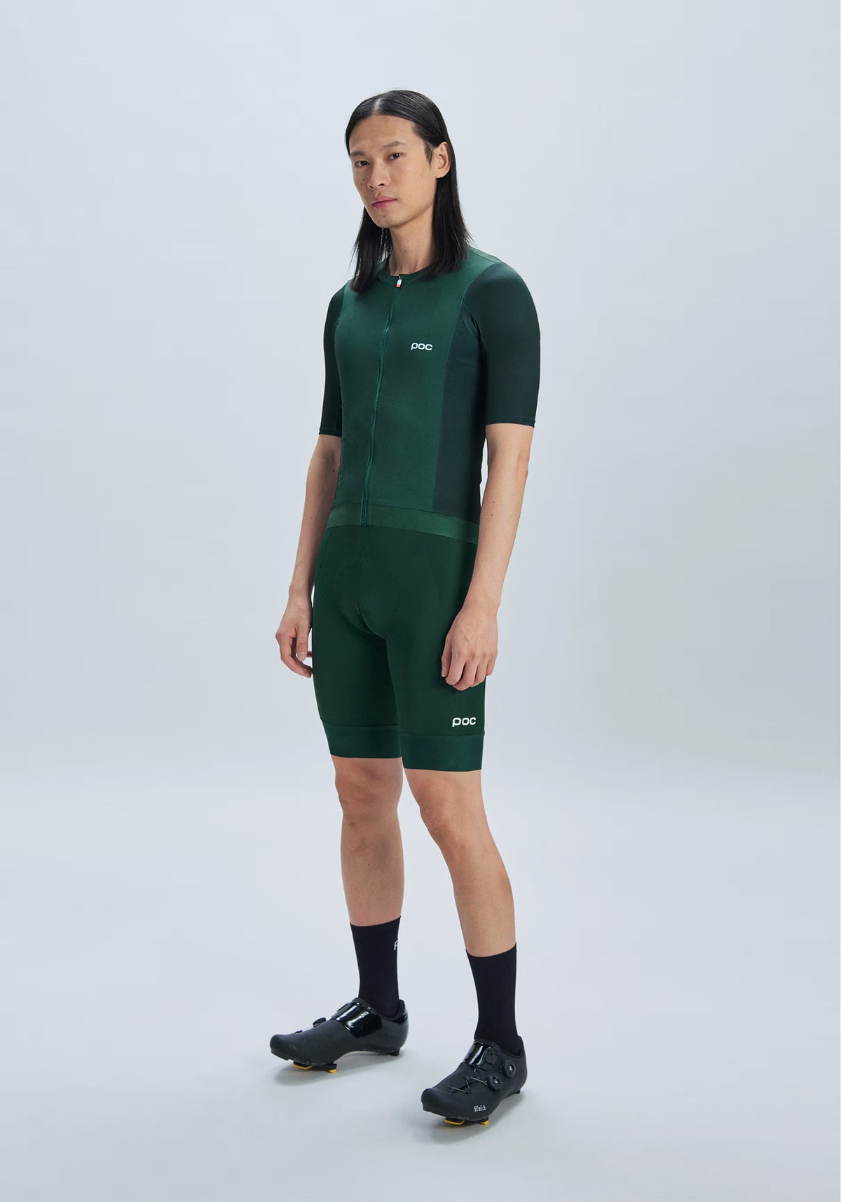 Maillot POC CADENCE Manches Courtes Vert