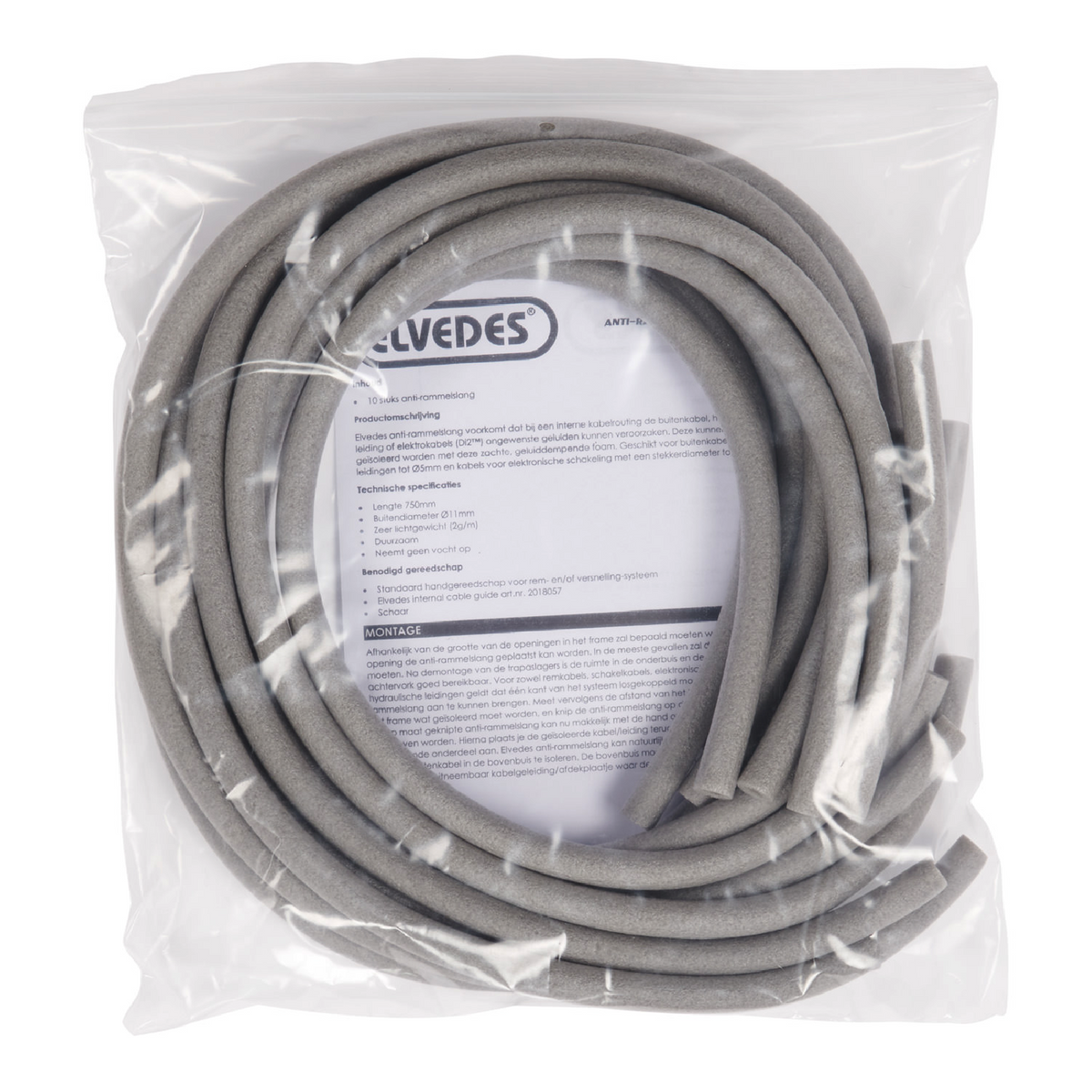 Mousse Anti Bruit Interne ELVEDES 11/6x750mm (x10)