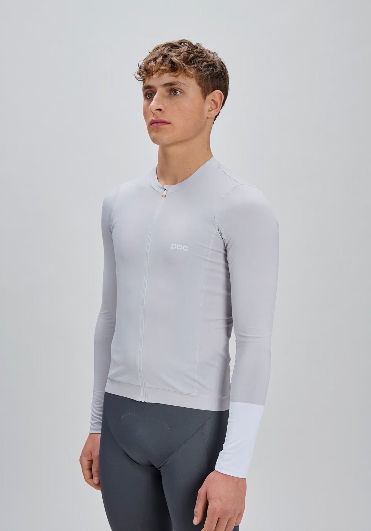 Maillot POC CADENCE Manches Longues Gris