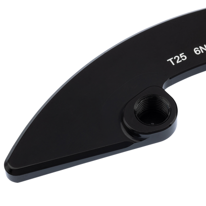 Bash-Guard BURGTEC pour Sram T-Type X0 Noir — détail de fixation