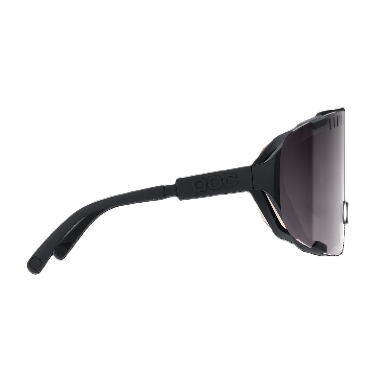 Lunettes POC DEVOUR+ Noir Verre Clarity Trail Partly Sunny Silver