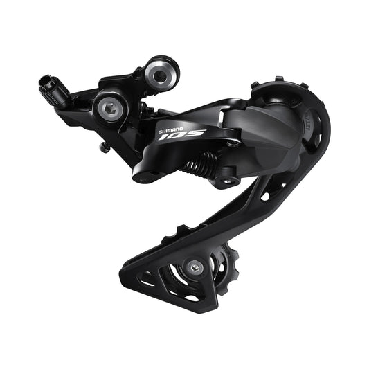 Dérailleur Arrière SHIMANO 105 R7000-GS 11V Chape Moyenne Noir – vue produit sur fond blanc