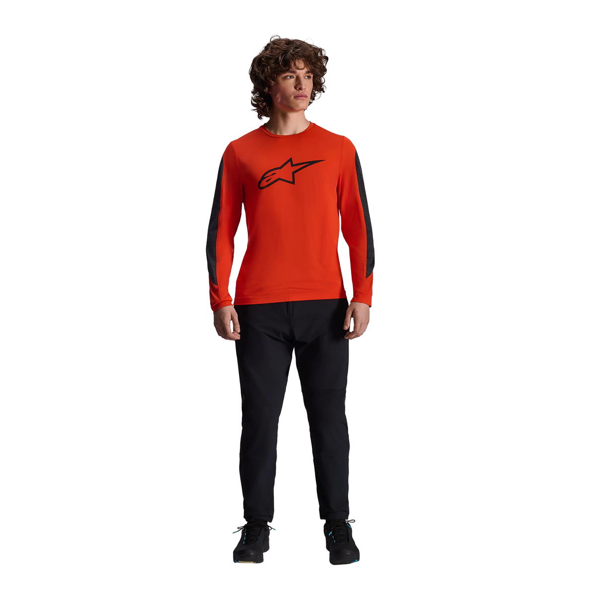 Maillot ALPINESTARS A-DURA INSET ASTAR Manches Longues Orange