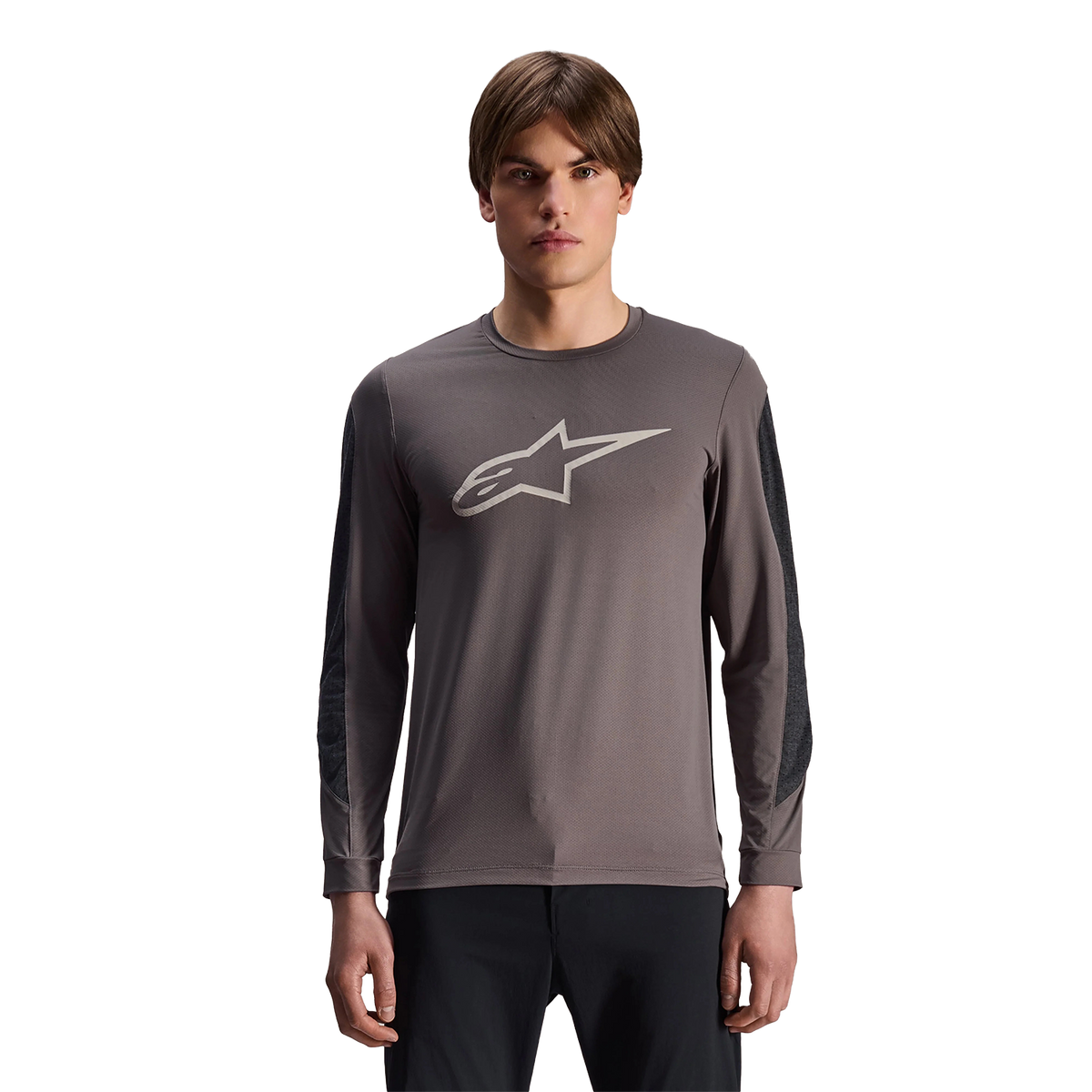 Maillot ALPINESTARS A-DURA INSET ASTAR Manches Longues Gris