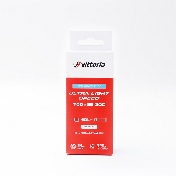 Chambre à Air VITTORIA ULTRA LIGHT SPEED 700x25/30c TPU Presta