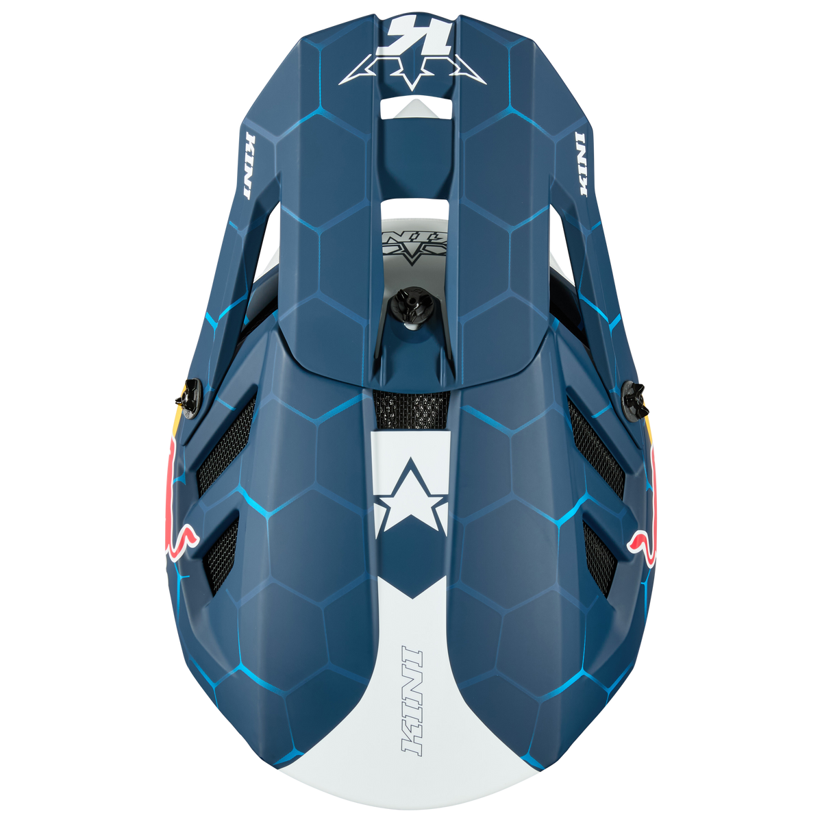 Casque VTT O'NEAL DHC KINI RED BULL 1.0 Blanc/Bleu