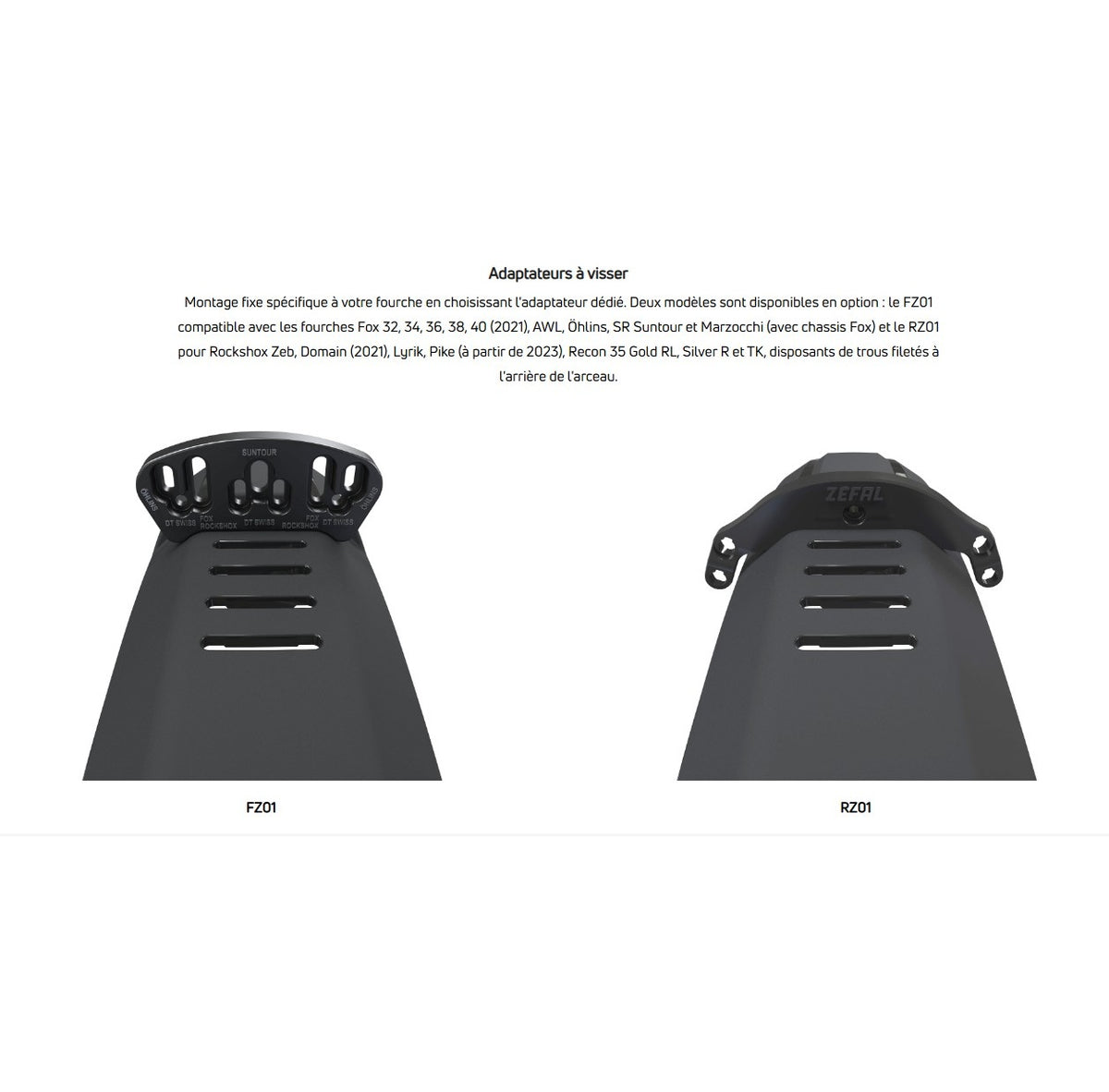 Garde-Boue Avant ZEFAL DEFLECTOR FM40