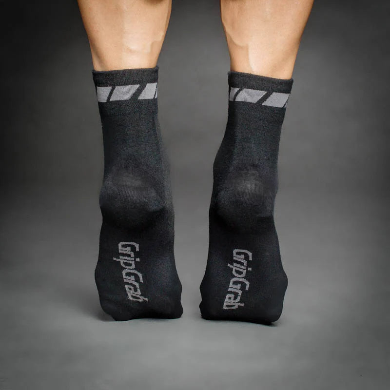 Chaussettes GRIPGRAB MERINO REGALAR Noir (x3)