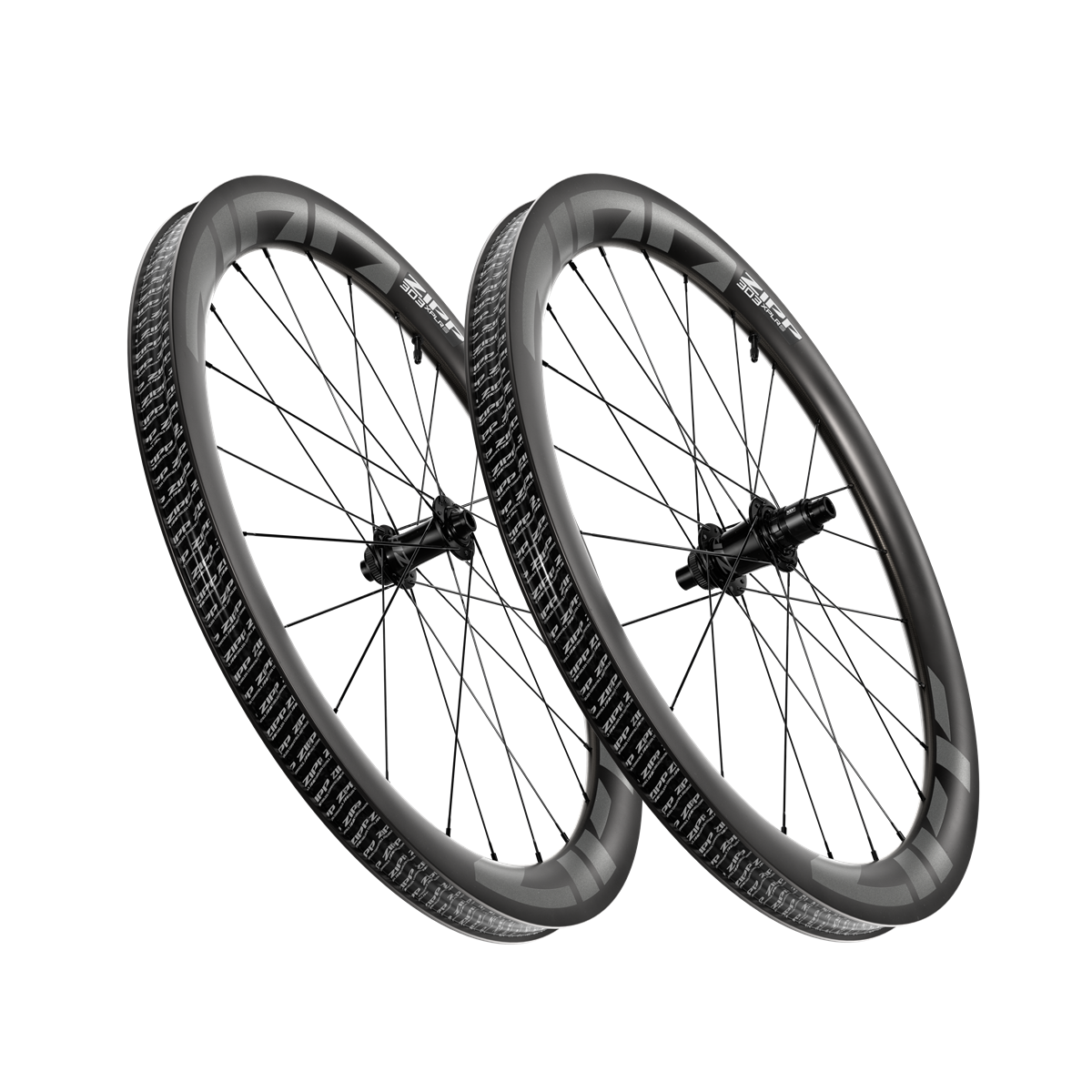 Paire de Roues ZIPP 303 XPLR S Tubeless Ready (Center Lock) Noir/Gris