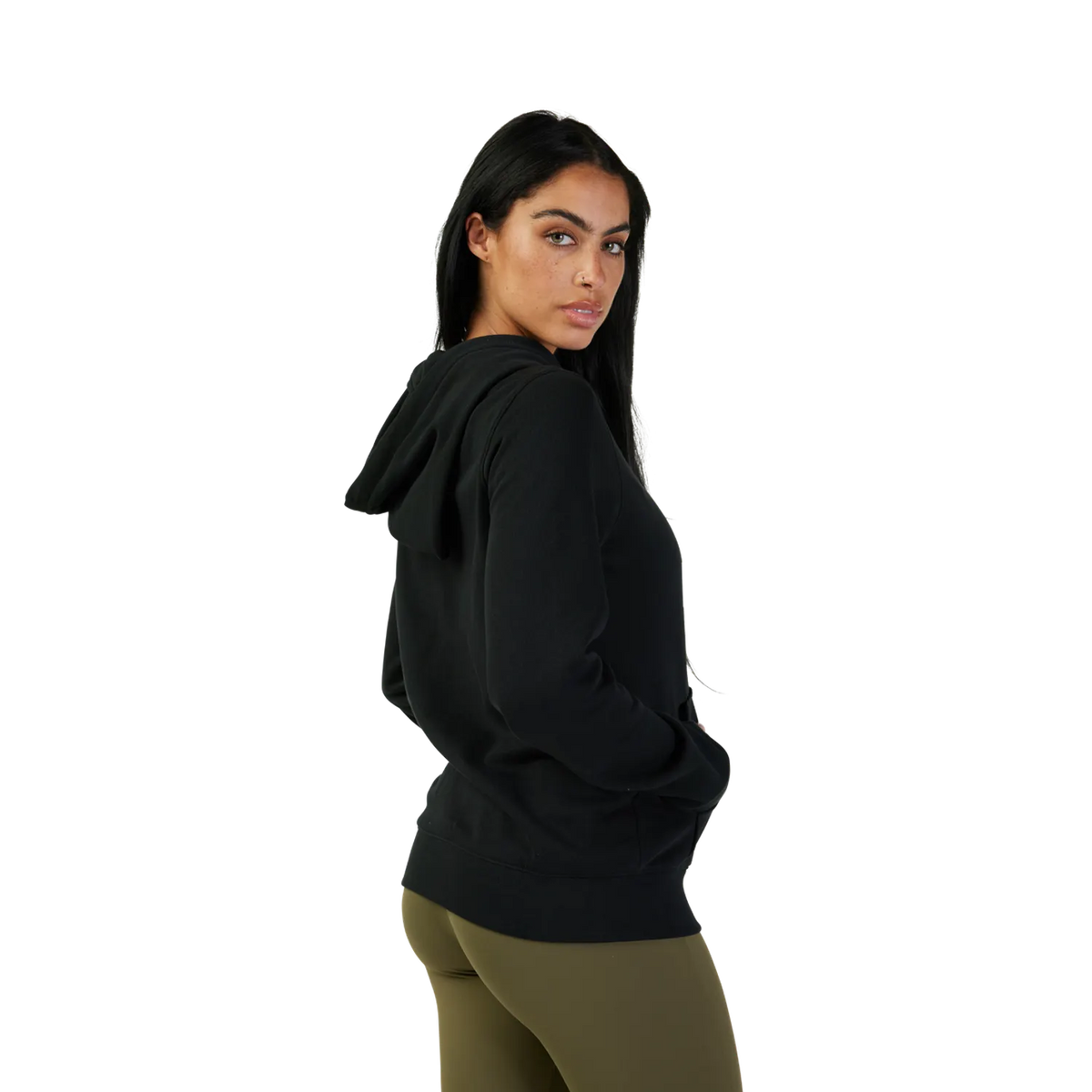 Sweat à Capuche FOX HEAD Femme Noir/rose