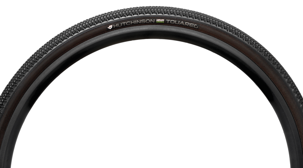 Pneu HUTCHINSON TOUAREG GREEN 700x40c Reinforced Hardskin Tubeless Ready Noir