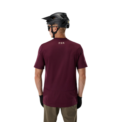 Maillot FOX RANGER FOX HEAD Manches Courtes Bordeaux