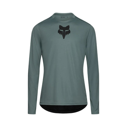 Maillot FOX RANGER FOX HEAD Manches Longues Vert Sauge