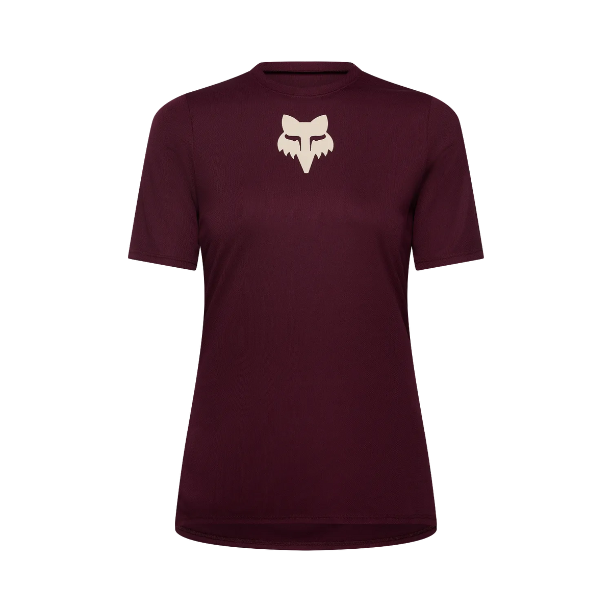 Maillot FOX RANGER HEAD Femme Manches Courtes Bordeaux