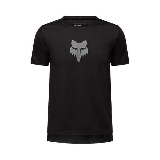 Maillot FOX RANGER HEAD Junior Manches Courtes Noir