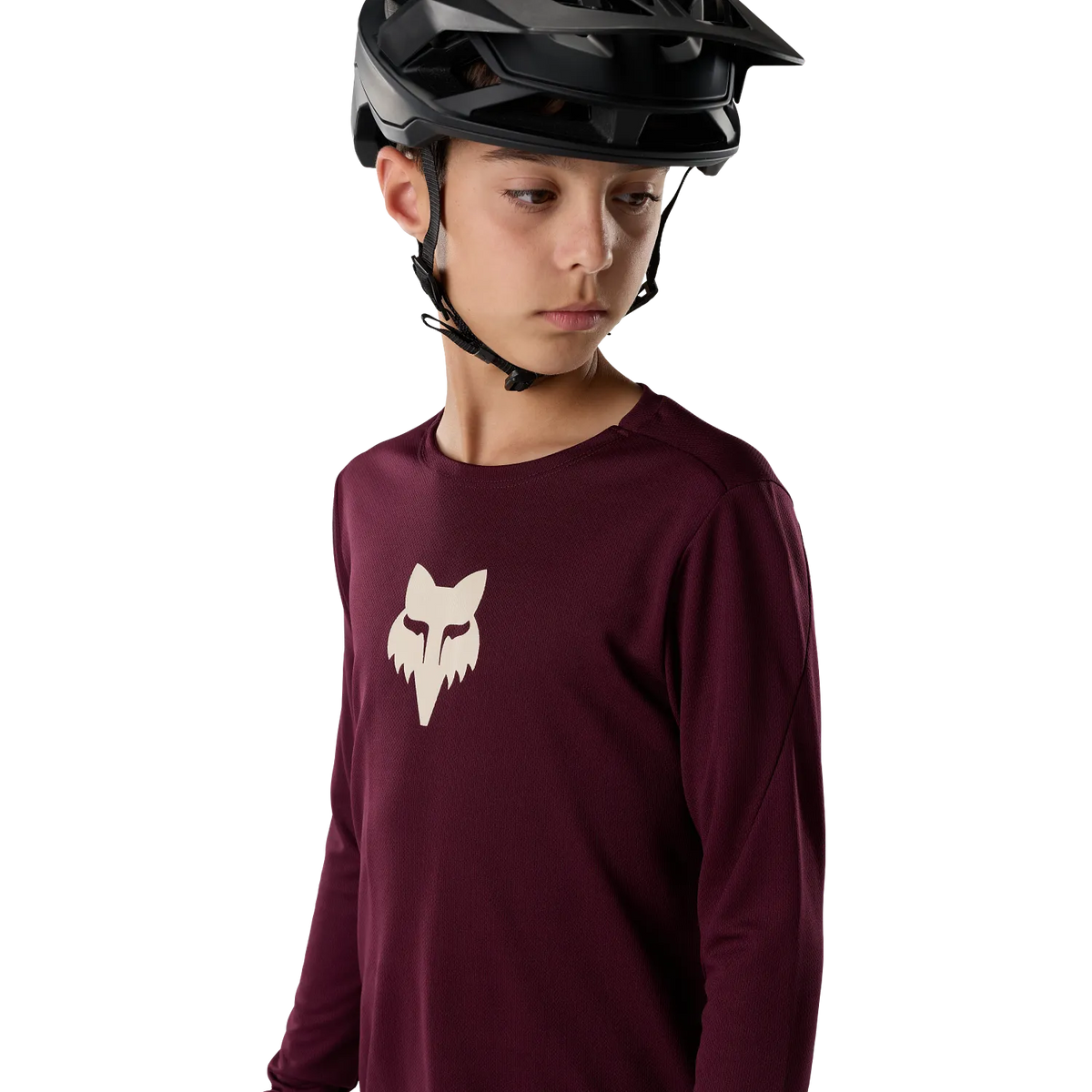 Maillot FOX RANGER FOX HEAD Junior Manches Longues Bordeaux