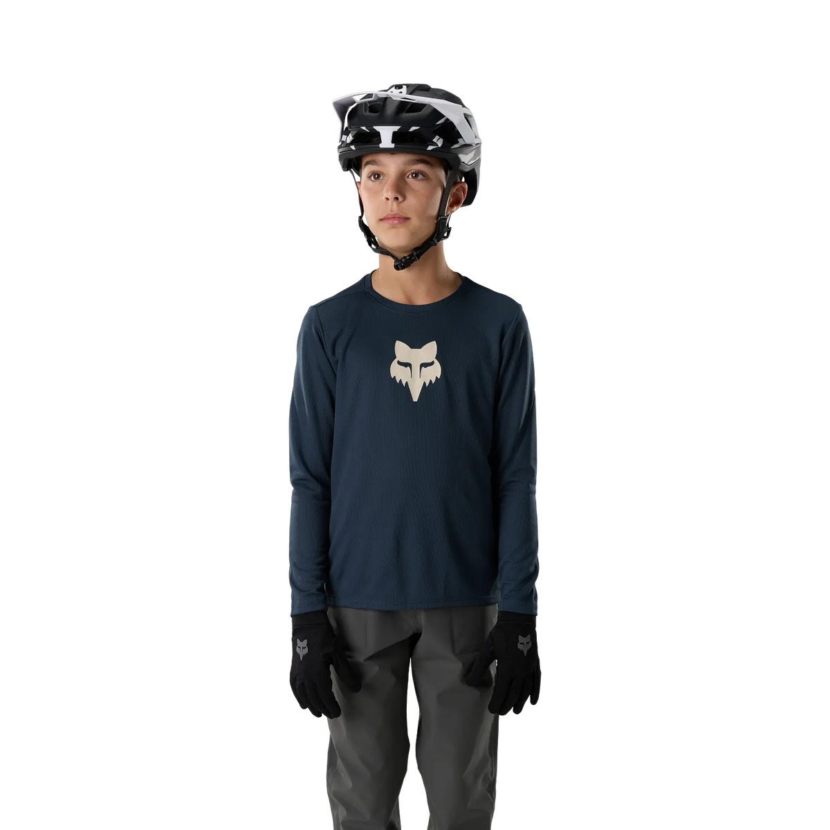 Maillot FOX RANGER FOX HEAD Junior Manches Longues Bleu Galaxy