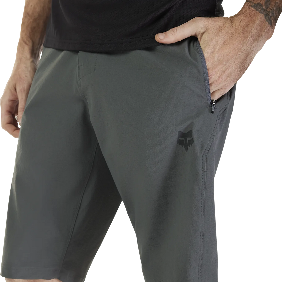 Short FOX RANGER avec Insert Gris Dark Shadow