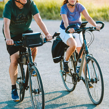 Support Smartphone Universel ZEFAL Z-CONSOLE DRY L — pochette utilisée à vélo