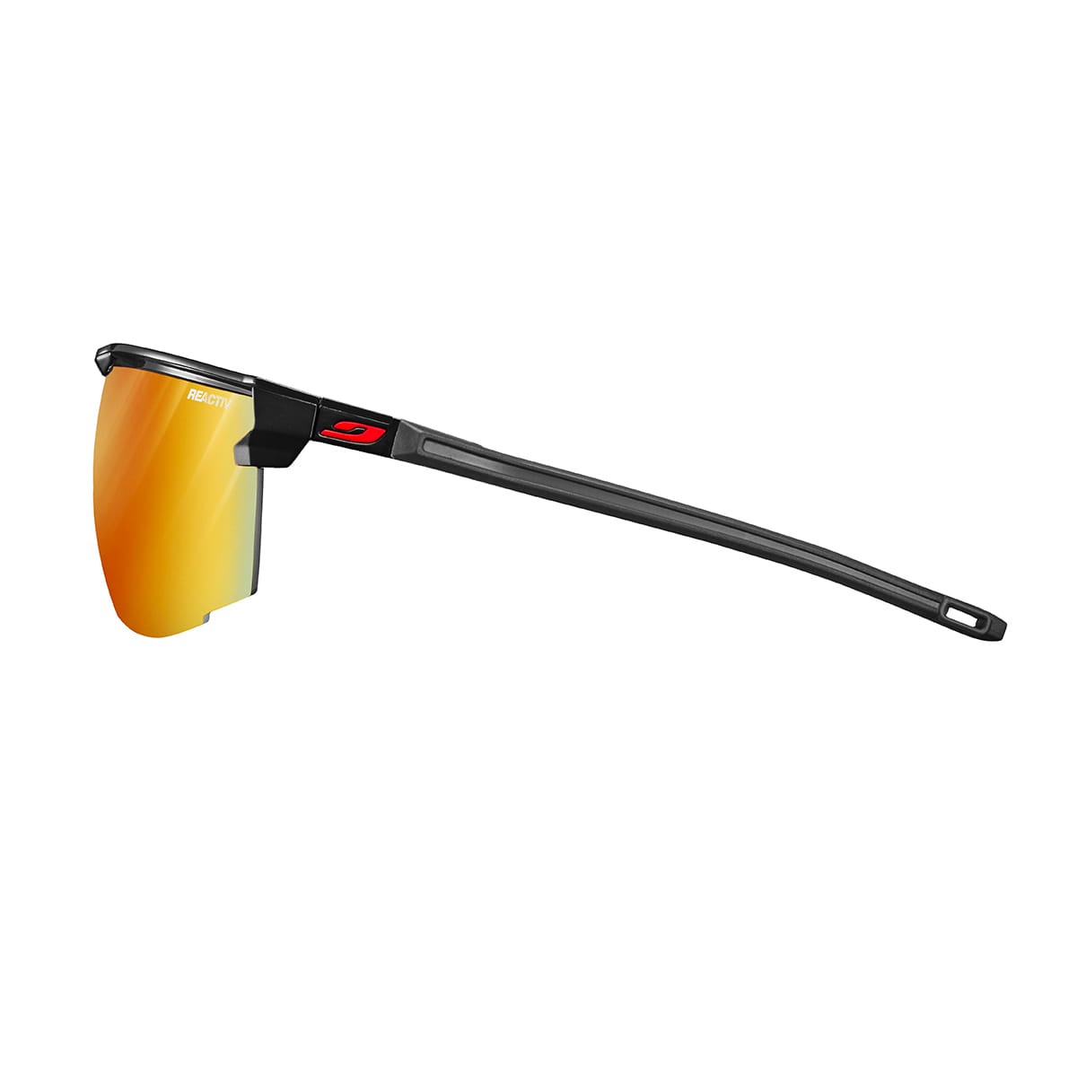 Lunettes JULBO ULTIMATE  Noir/Rouge Reactiv Light Amplifer Photochromique