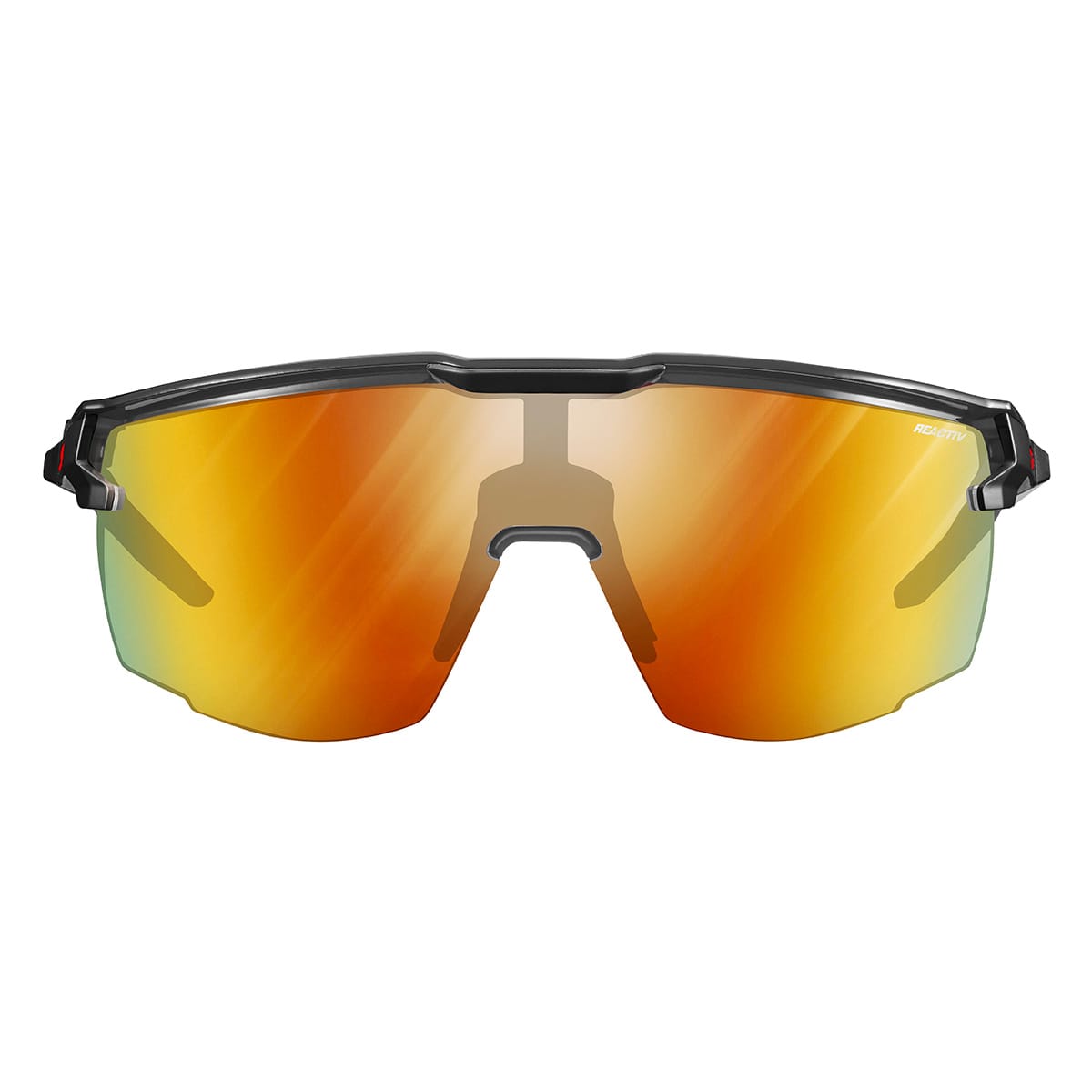 Lunettes JULBO ULTIMATE  Noir/Rouge Reactiv Light Amplifer Photochromique