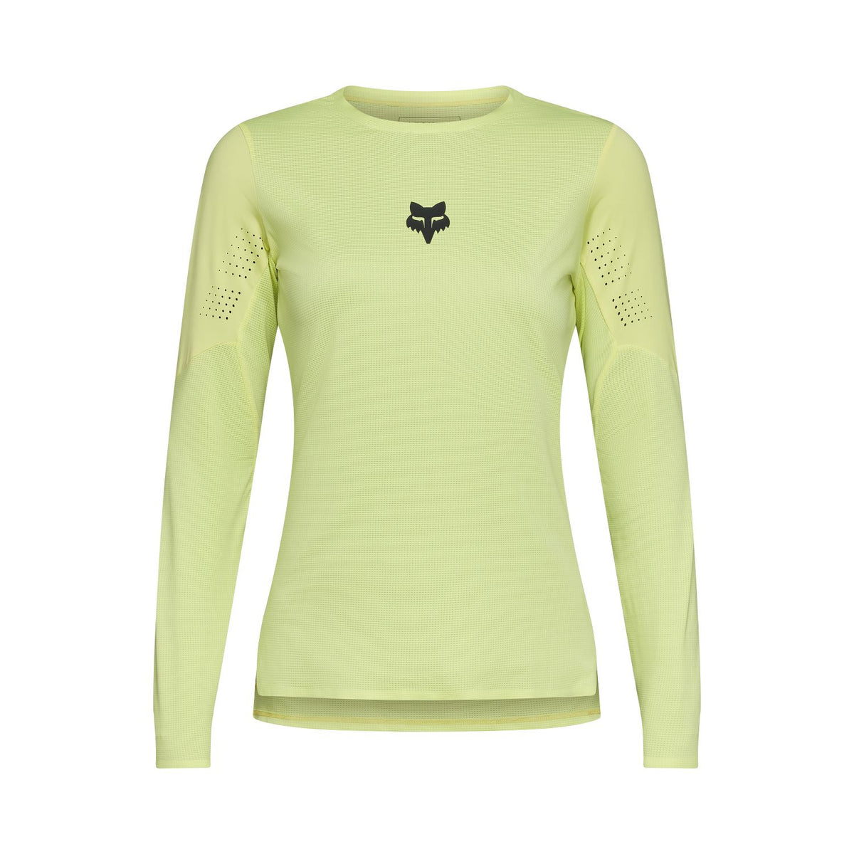 Maillot FOX FLEXAIR Femme Manches Longues Jaune Lime