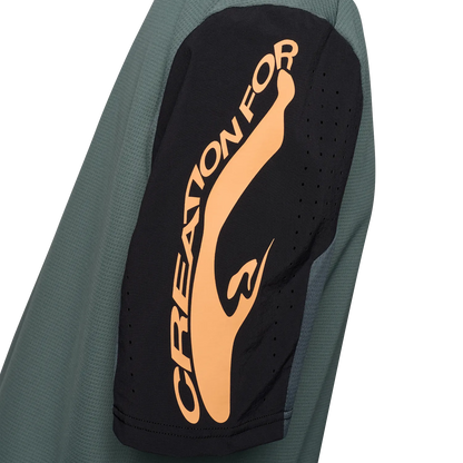 Maillot FOX DEFEND CREATION Manches Courtes Sage