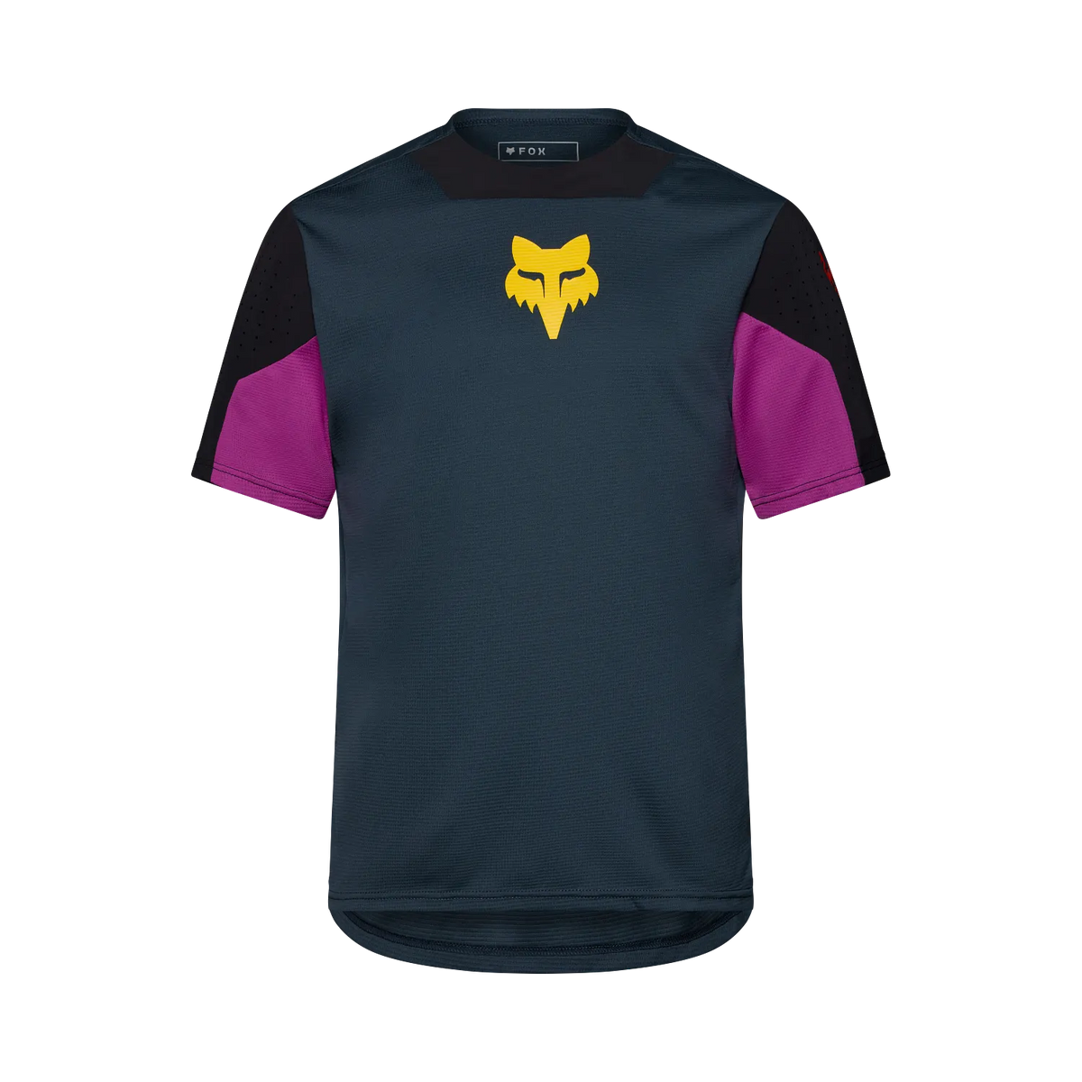 Maillot FOX DEFEND CREATION Manches Courtes Bleu