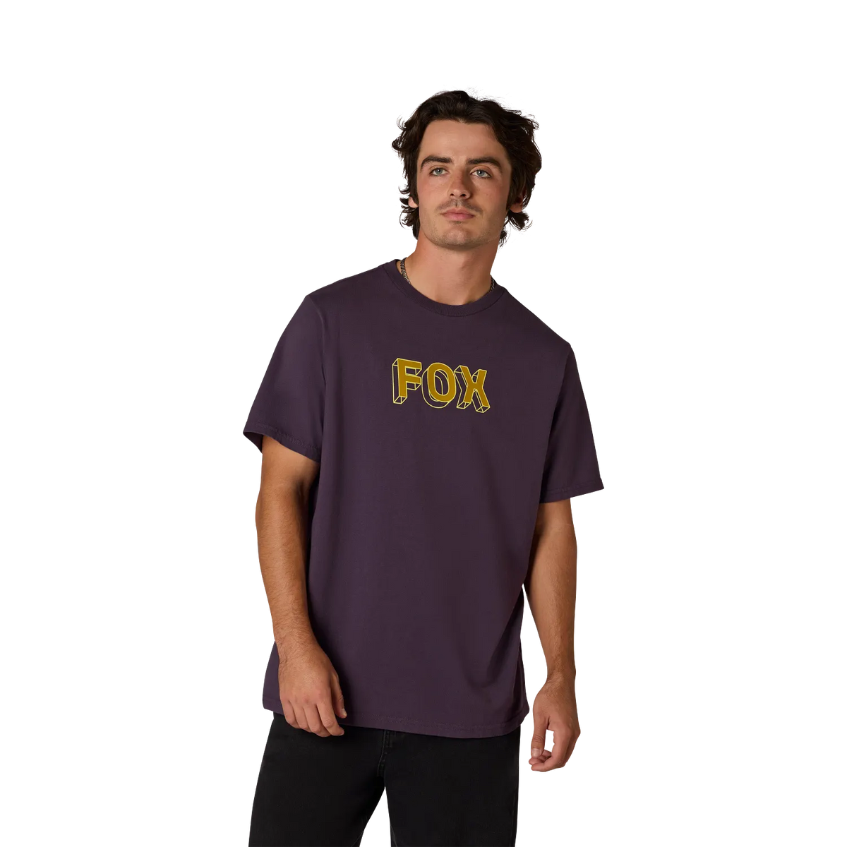 T-Shirt FOX IMAGE PRINT 195 ORIGINAL Manches courtes Violet Plum Perfect