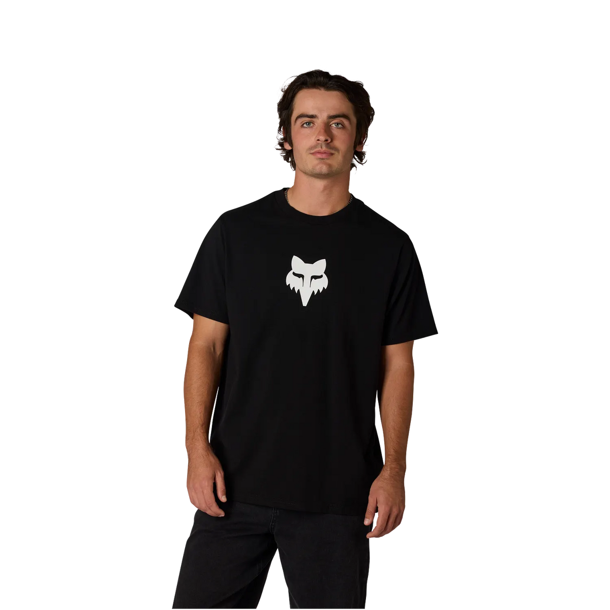 T-Shirt FOX HEAD 195 ORIGINAL Manches Courtes Noir/Blanc