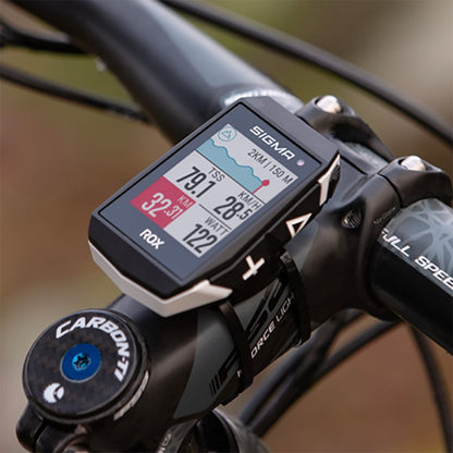 Compteur GPS SIGMA ROX 11.1 EVO Noir — GPS installé sur un vélo