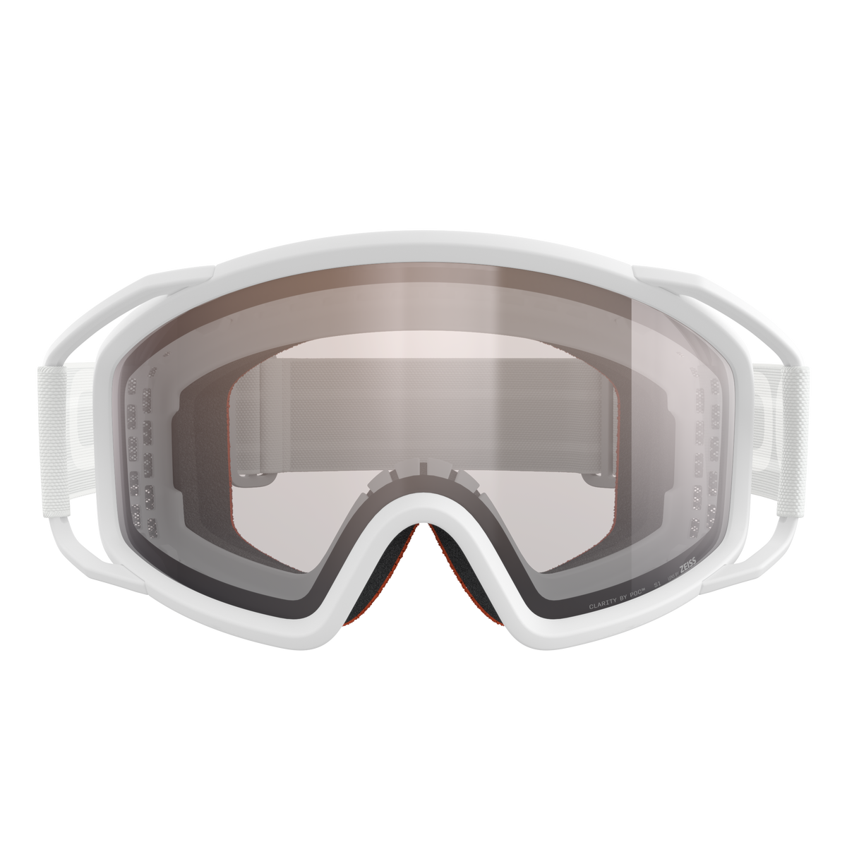 Masque POC ZYGON Blanc Écran Clarity Trail Cloudy Brown