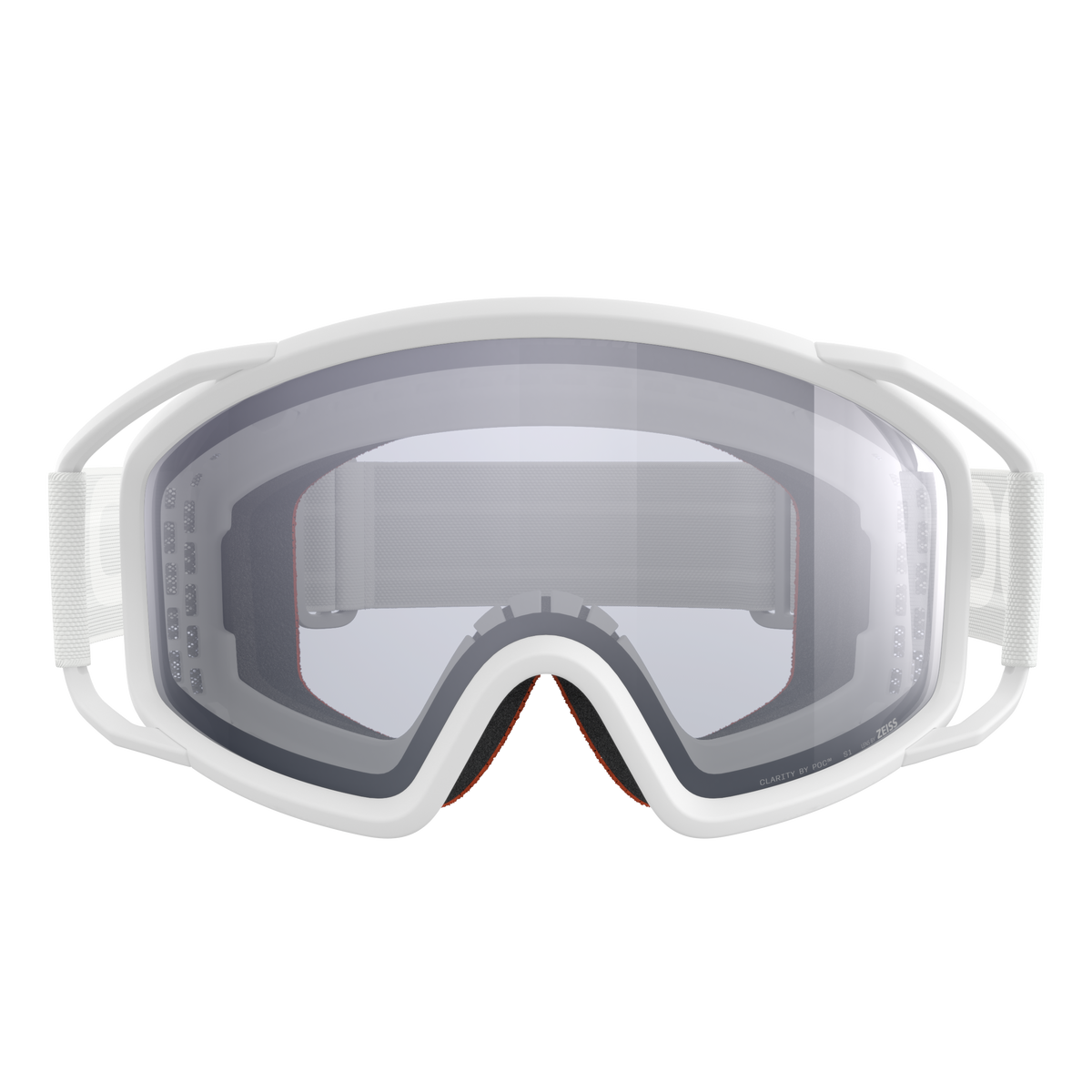 Masque POC ZYGON Blanc Écran Clarity Universal Cloudy Grey