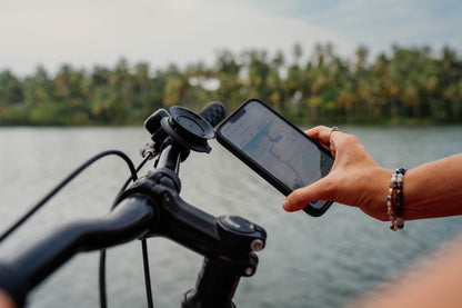 Support pour Cintre FIDLOCK VACUUM HANDLEBAR BASE FLEX — utilisation à vélo