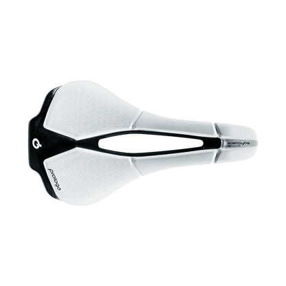 Selle PROLOGO SCRATCH M5 PAS Rails Carbone largeur 140mm Blanc