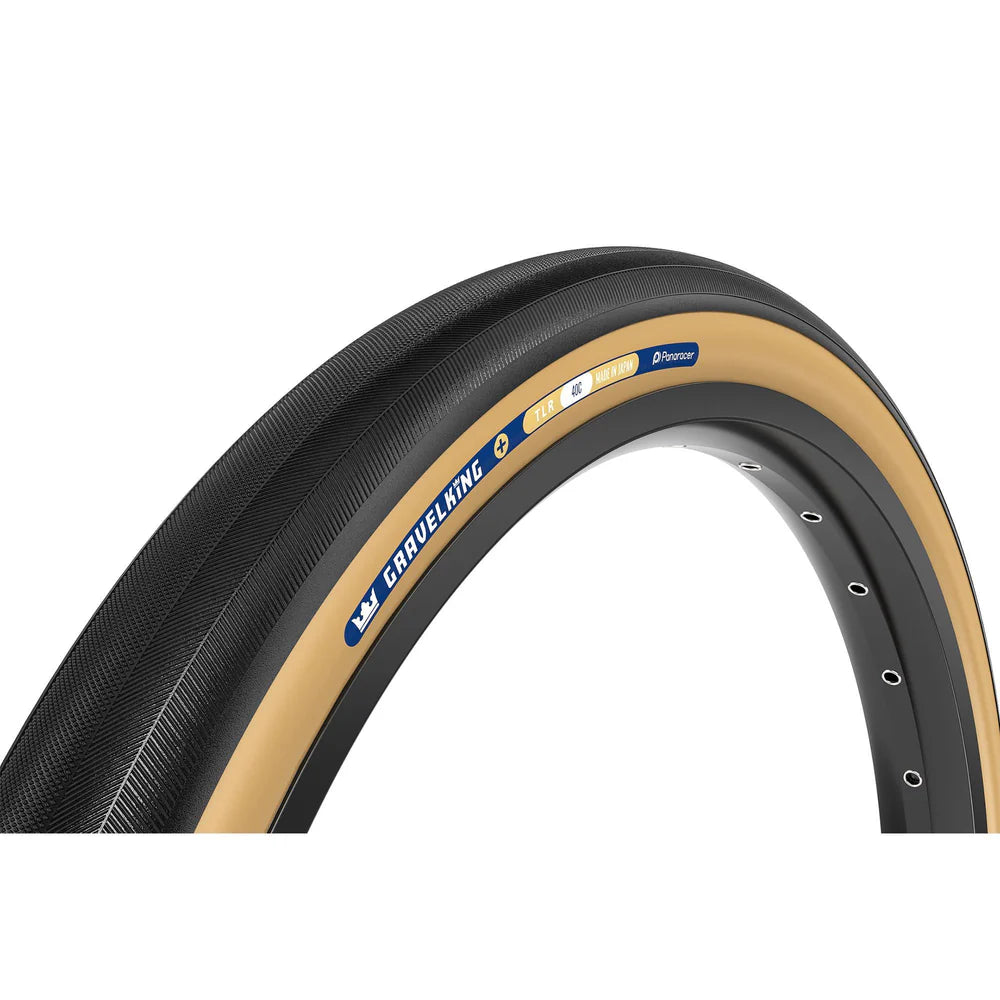 Pneu PANARACER GRAVELKING SLICK+ TLR 700c Tubeless Ready Beige