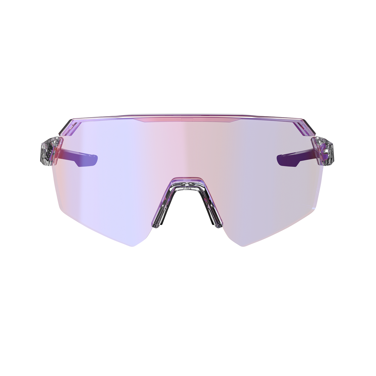 Lunettes LEATT RIDEVIZ LITE LARGE Transparent Verre Iriz Crystal Fuschia