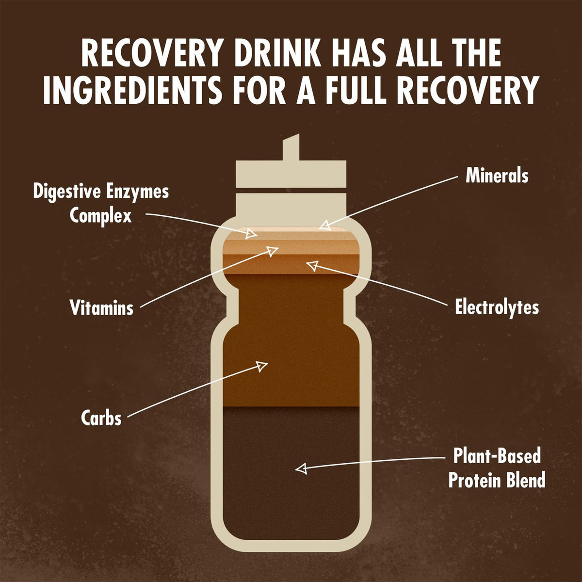 Boisson de Récupération HIGH5 PLANT-BASED RECOVERY DRINK (450g) Chocolat