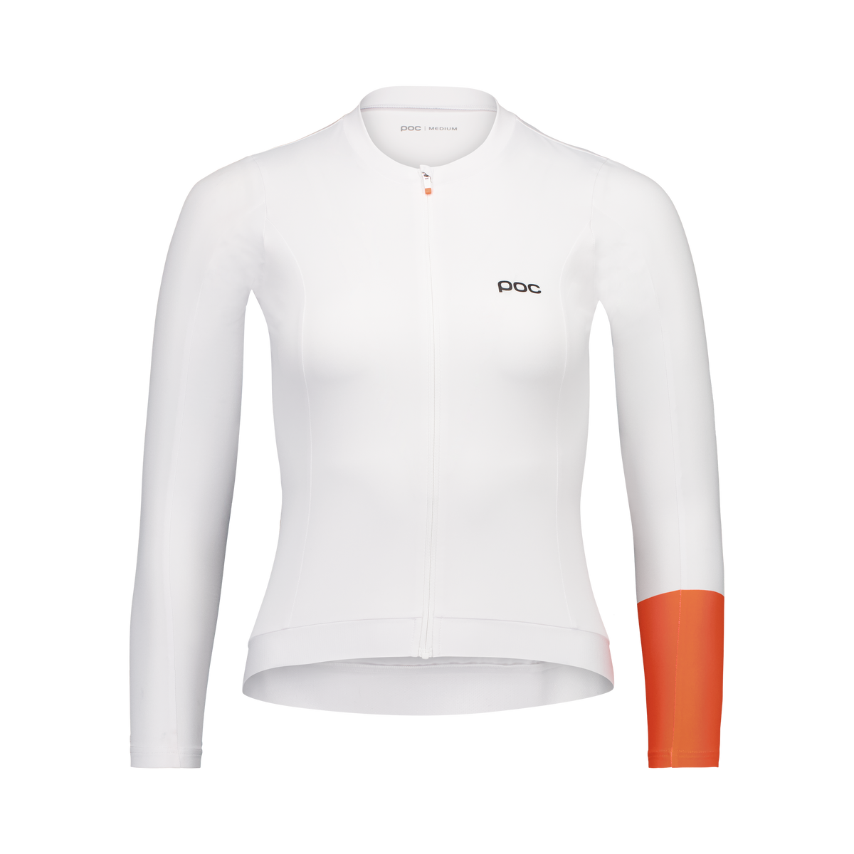 Maillot POC CADENCE Femme Manches Longues Blanc
