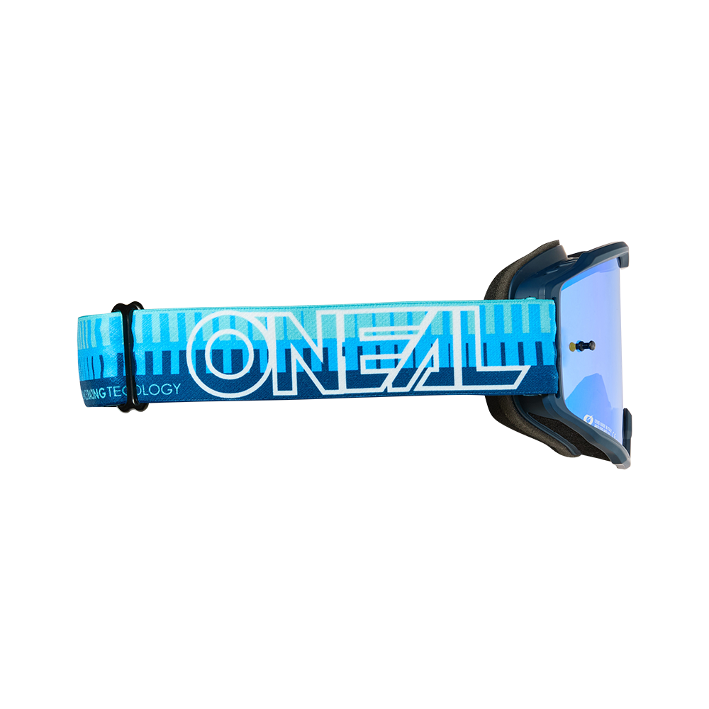 Masque O'NEAL B-10 STRIPED Bleu Écran Radium Blue