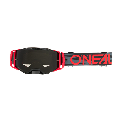 Masque O'NEAL B-33 ICTUS Noir/Rouge Écran Gris